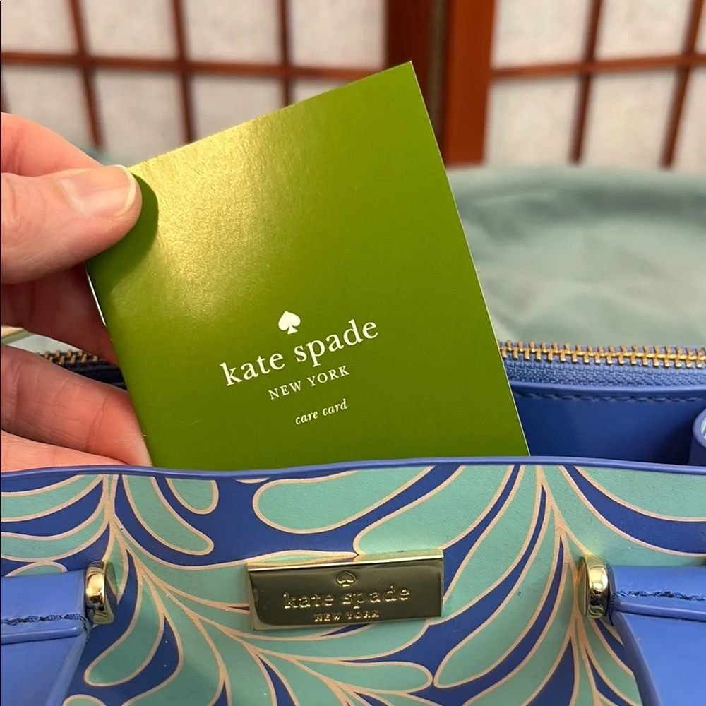 Kate Spade New Blue and Green Patterned Women's Bag - Picture 3 of 12